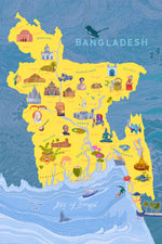 Postcard- Land of Golden Bengal