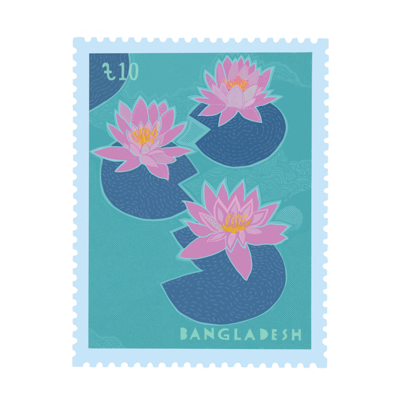 Postcard- The Water Lily