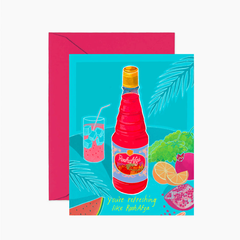 Greeting Card- Refreshing Like Rooh Afza